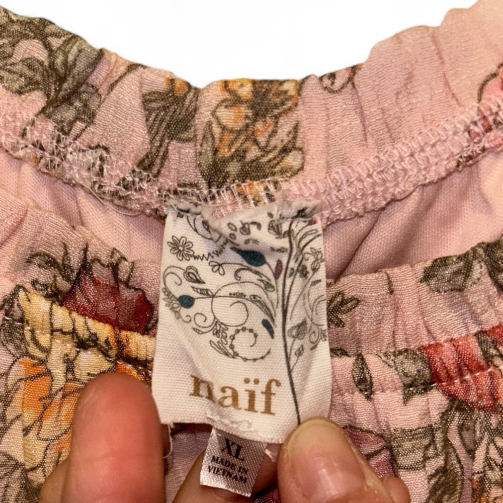 NAIF Floral Blush Mini Dress - Picture 5 of 10
